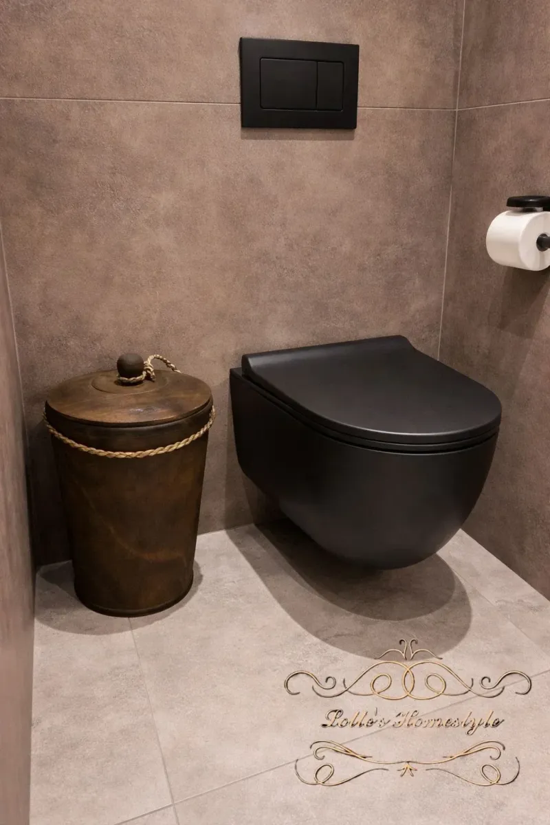 Houten Prullenbak voor Keuken of Badkamer – Landelijke Woonaccessoire