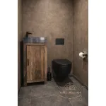 Houten Truckwood Toiletkast – Handgemaakt en Landelijk