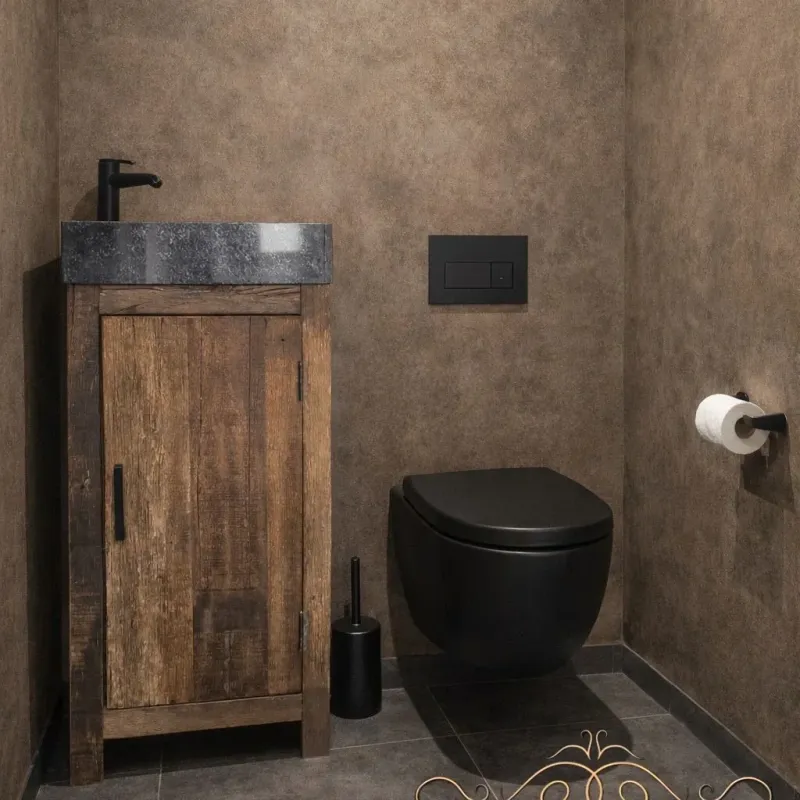 Houten Truckwood Toiletkast – Handgemaakt en Landelijk
