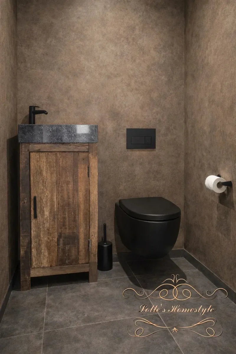 Houten Truckwood Toiletkast – Handgemaakt en Landelijk