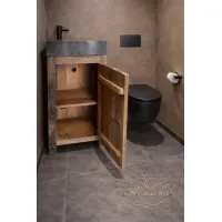 Houten Truckwood Toiletkast – Handgemaakt en Landelijk
