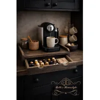 Landelijke Koffielade – Houten Opberglade Landelijk