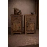 Set van 2 Truckwood Nachtkastjes – Landelijk & Robuust