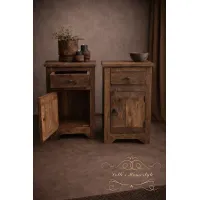 Set van 2 Truckwood Nachtkastjes – Landelijk & Robuust
