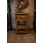 Teak Houten Kastje / Side Table – Landelijk Teakhouten Meubel