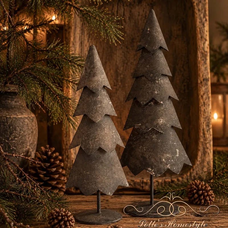 Metalen kerstboom op voet M