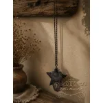 Set van 2 metalen sterren aan ketting