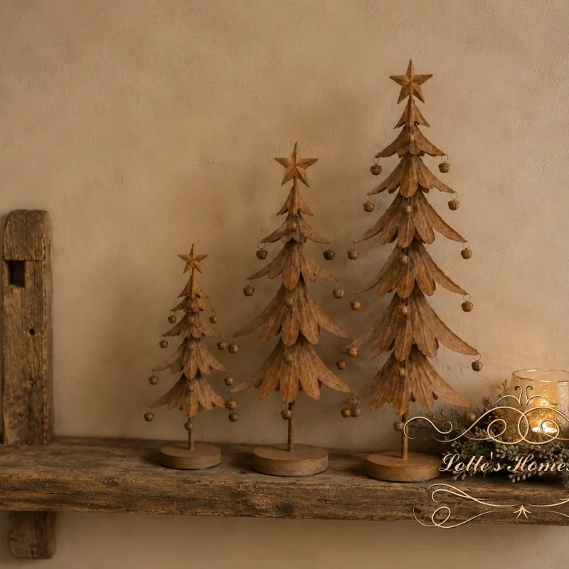 Roestkerstboom met belletjes