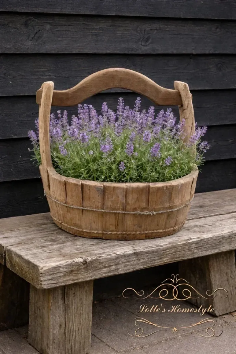 Houten Plantenbak Landelijk – Sfeervolle Bloembak van Hout