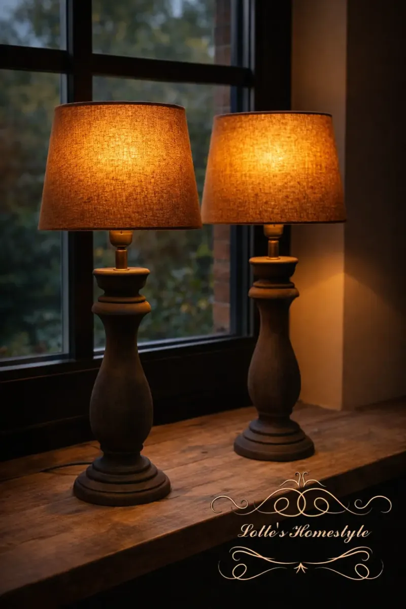 Landelijke Lampenvoet 40 cm set