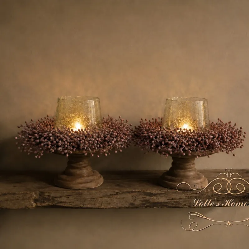 Landelijk decoratiesetje met dadelkrans