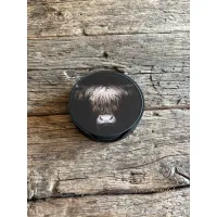 Glazen onderzetters Hooglander – set van 4