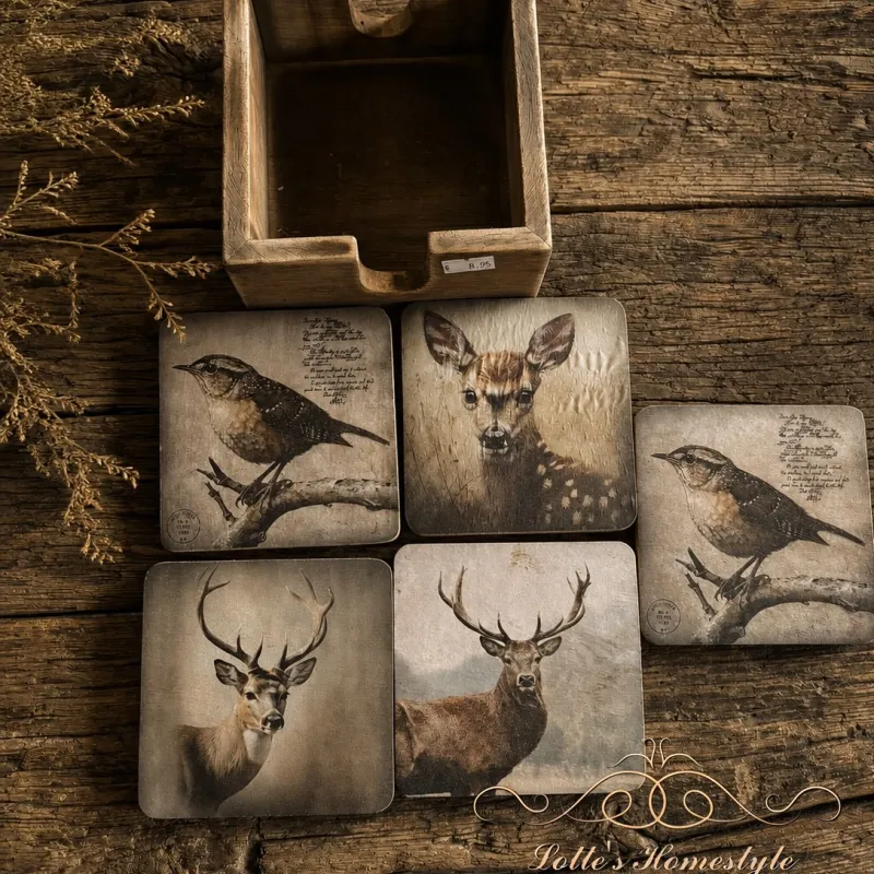 Houten onderzetters