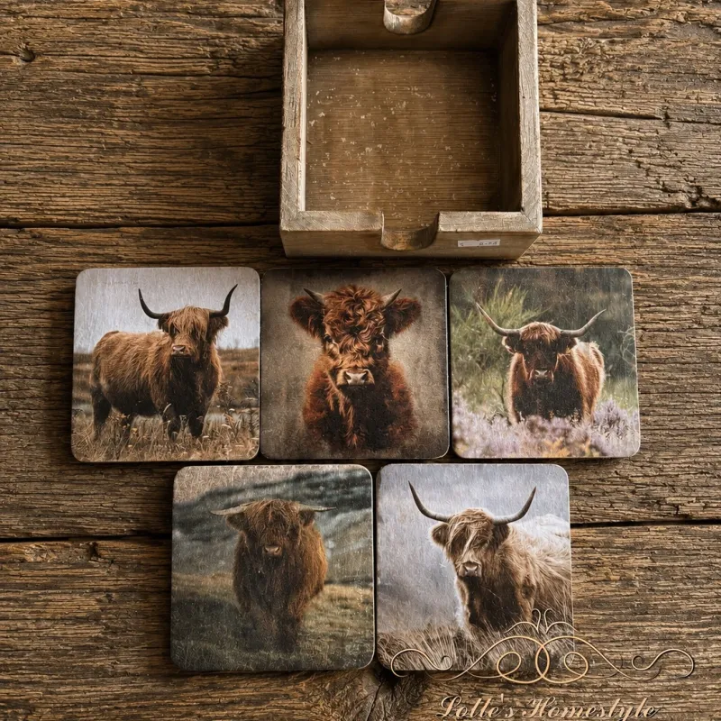 Houten onderzetters