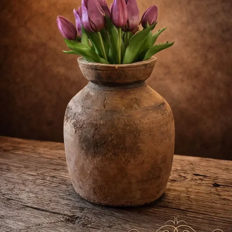 Landelijke Houten Pot 3