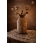 Oude Nepalese Houten Pot 2