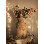 Oude houten Nepalese pot