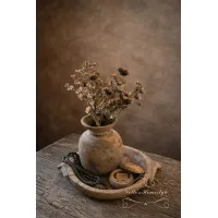 Oude Houten Chapati Schaal 1