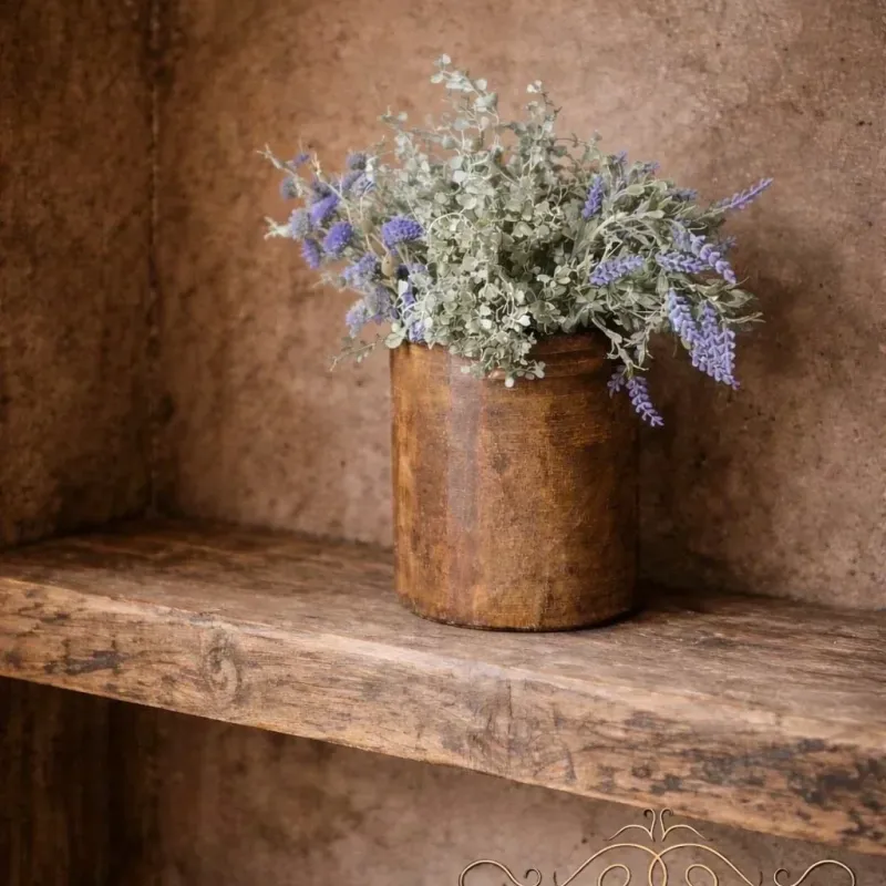 Oude Houten Pot – Robuust en Landelijk