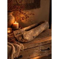 Oude houten trog – 57 × 18 cm