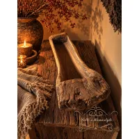 Oude houten trog – 60 × 22 cm