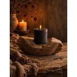 Unieke houten kaarsenhouder nr. 12 – 35 × 12 cm