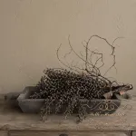 Bruine kunst dadeltak