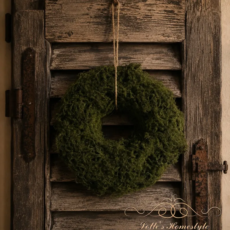 Groene moskrans S