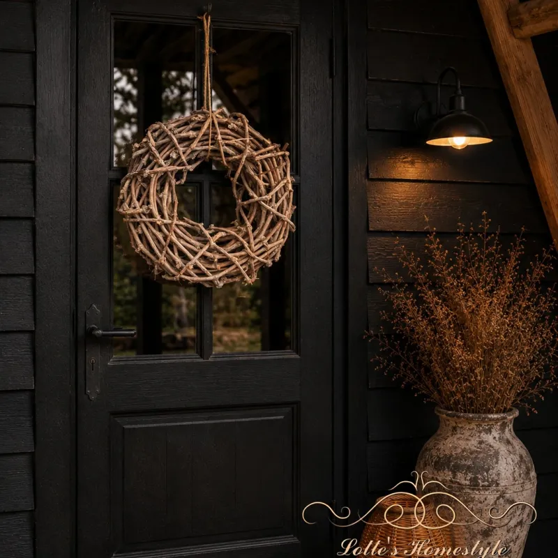 Houten krans – circa Ø 40 cm