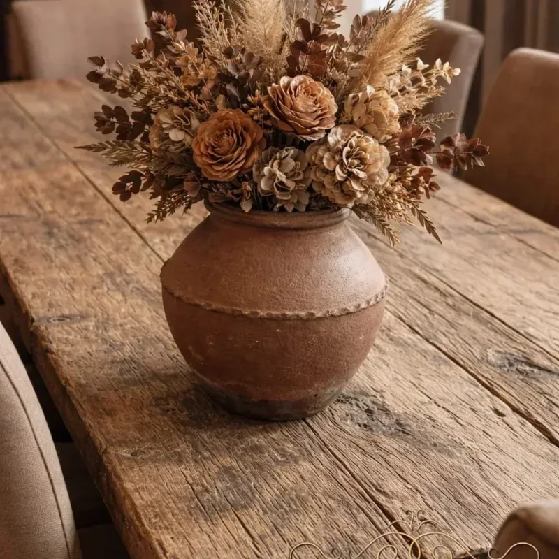 Stenen Pot Landelijk – Roest-Bruin